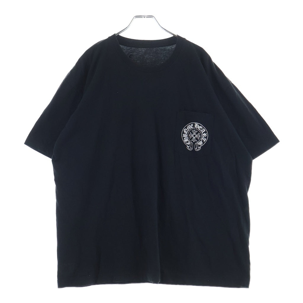 CHROME HEARTS(クロムハーツ) LAS VEGAS ラスベガス限定 ホースシュー バックプリント クルーネック 半袖Tシャツ カットソー ブラック