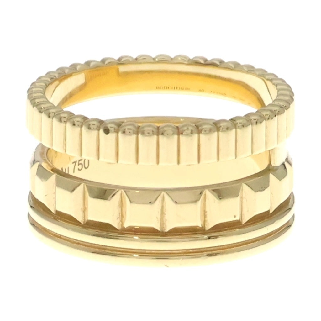 BOUCHERON(ブシュロン) キャトル ラディアント Au750 K18YG リング 指輪 #49 イエローゴールド レディース