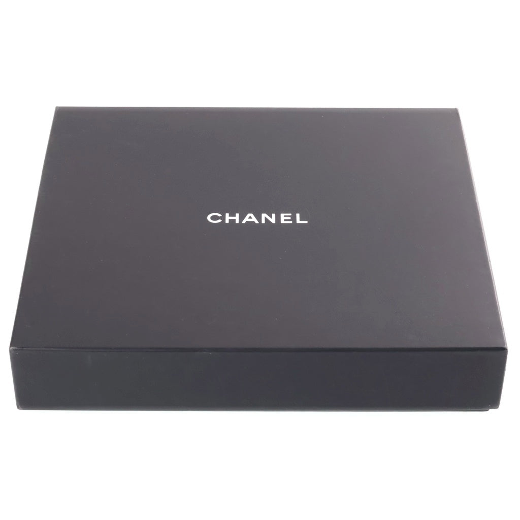 CHANEL(シャネル) ココマーク ロゴ マフラー ストール ブラック×ホワイト カシミヤ レディース