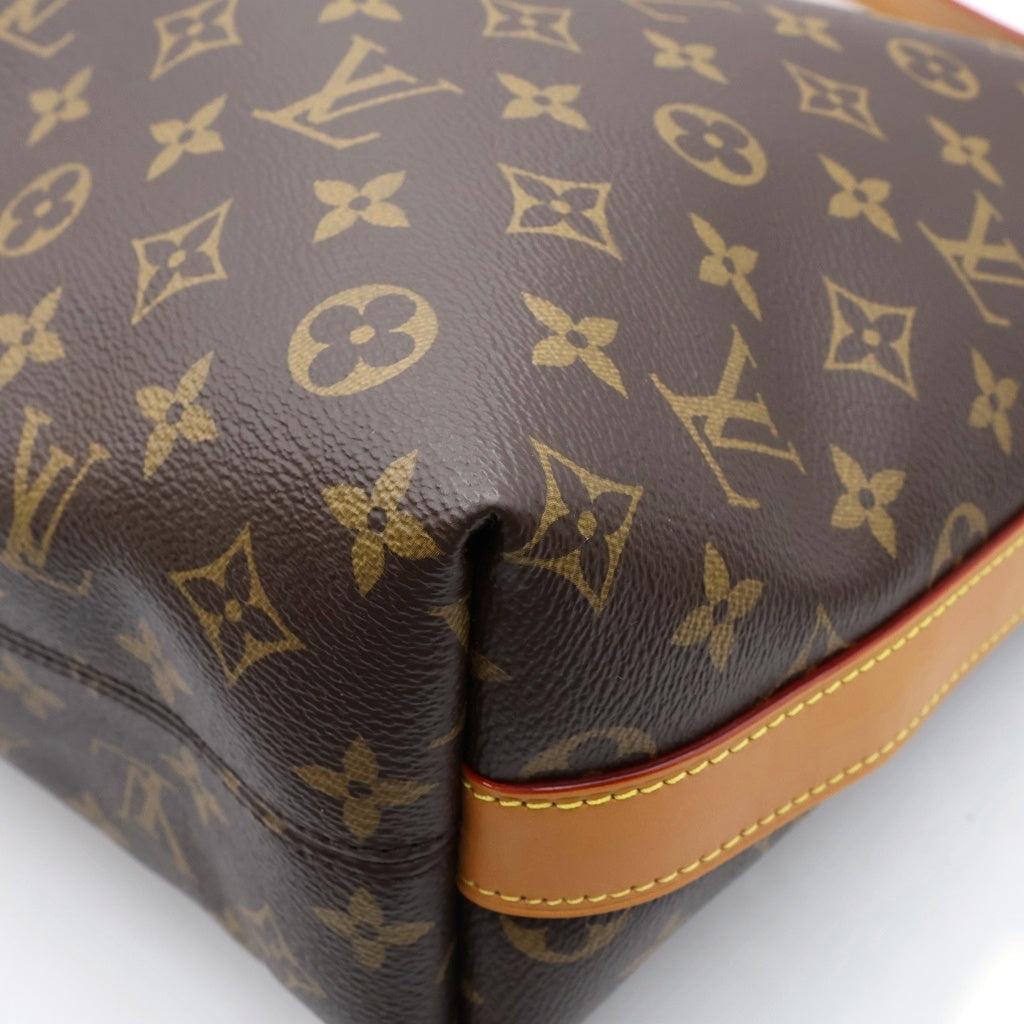 LOUIS VUITTON(ルイヴィトン) モノグラム バガボンド・ホーボー ワンショルダーバッグ ブラウン レザー×PVC M14018 ゴールド金具 レディース
