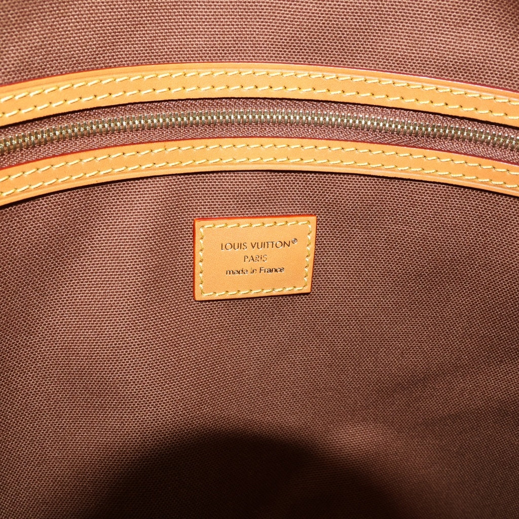 LOUIS VUITTON(ルイヴィトン) モノグラム バガボンド・ホーボー ワンショルダーバッグ ブラウン レザー×PVC M14018 ゴールド金具 レディース