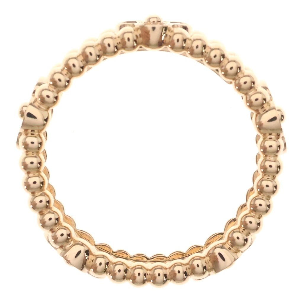 Van Cleef & Arpels(ヴァンクリーフアンドアーペル) ペルレ スウィート クローバー ダイヤリング ピンクゴールド K18PG #51 レディース