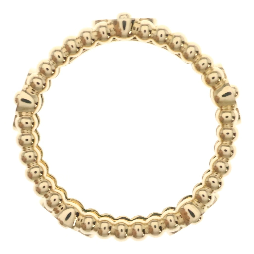 Van Cleef & Arpels(ヴァンクリーフアンドアーペル) ペルレ スウィート クローバー ダイヤリング イエローゴールド K18YG #51 レディース