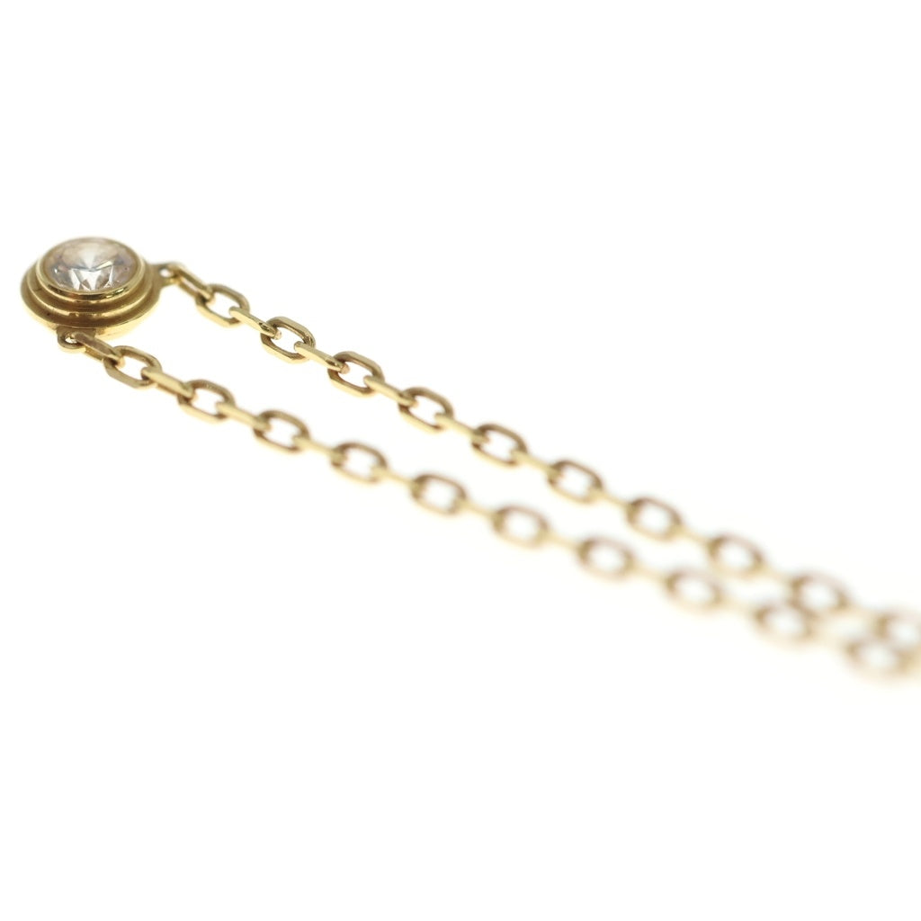 Cartier(カルティエ) ディアマンレジェ SM 1Pダイヤネックレス ペンダント チェーン イエローゴールド K18YG レディース
