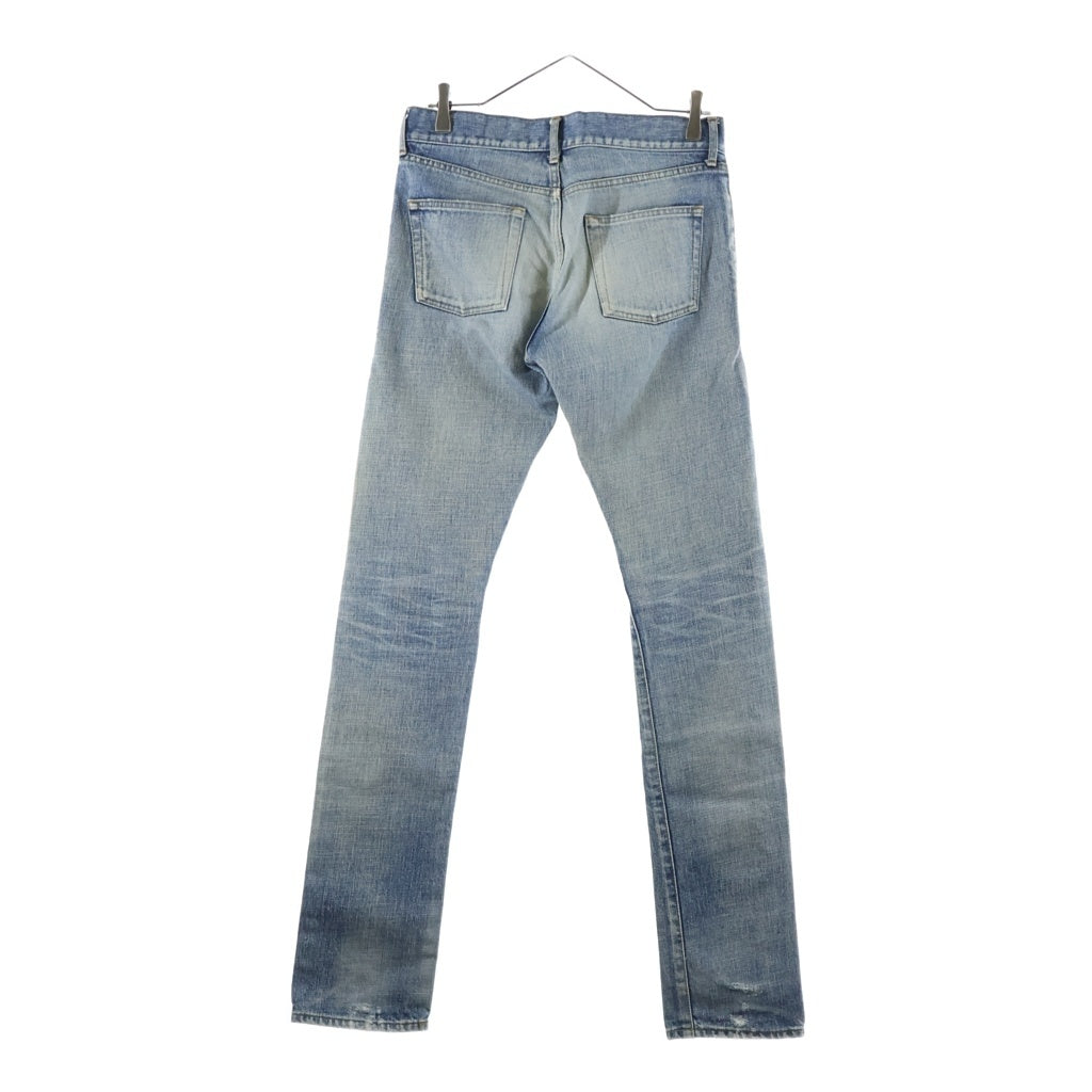 SAINT LAURENT PARIS(サンローランパリ) 18SS デストロイドスキニーデニムパンツ インディゴブルー #27 515404