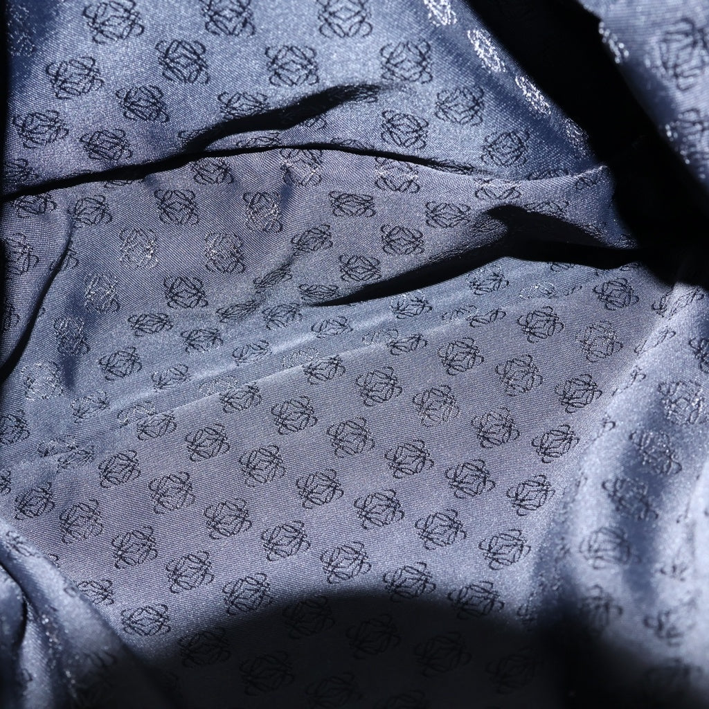 LOEWE(ロエベ) フラメンコ ナッパレザー シルバー金具 フリンジ タッセル 2WAY ショルダーバッグ ハンドバッグ カーキ レディース