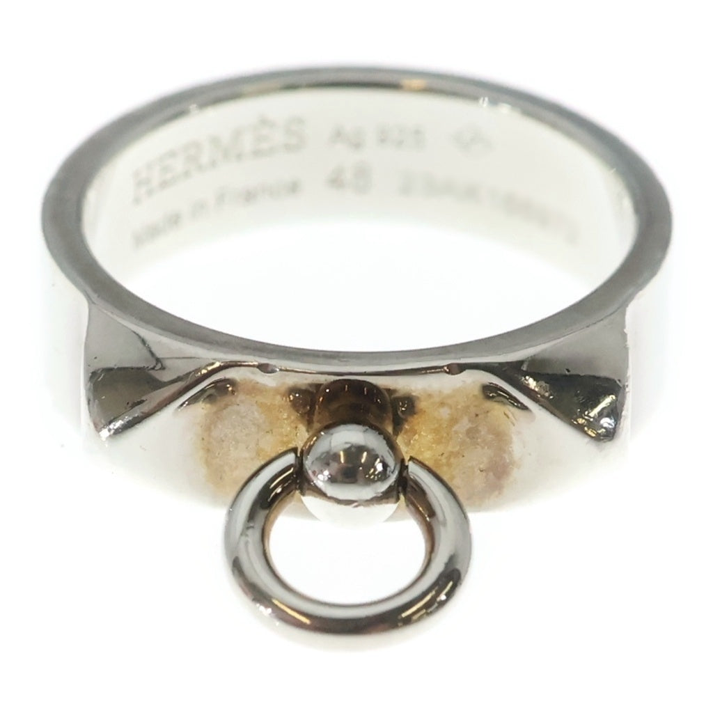 HERMES(エルメス) コリエドシアン シルバー リング #48 Sv925 レディース