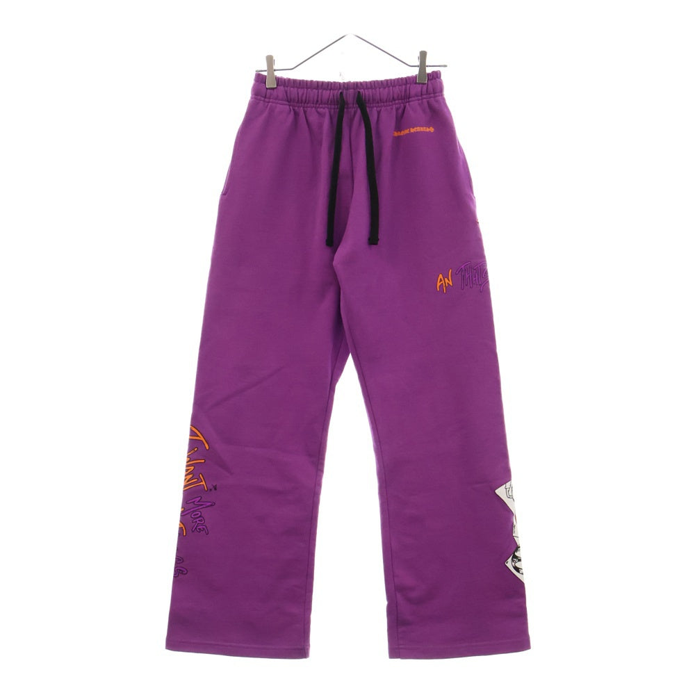 CHROME HEARTS(クロムハーツ) ×MATTY BOY I WANT MORE NOT LESS AN THAT'S THAT SWTPANTS マッティボーイ プリントスウェットパンツ パープル