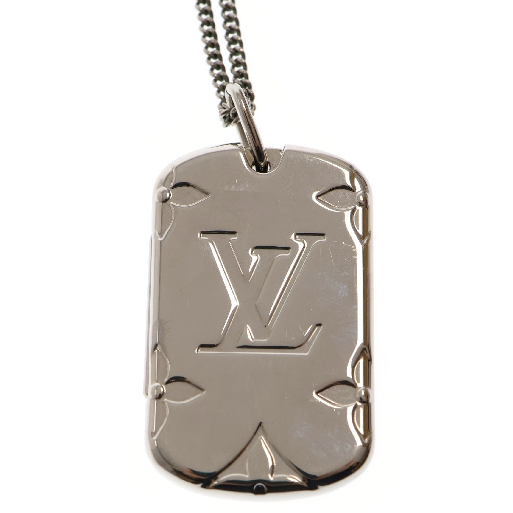 LOUIS VUITTON(ルイヴィトン) モノグラム ロケットネックレス シルバー メタル チェーンネックレス M62484