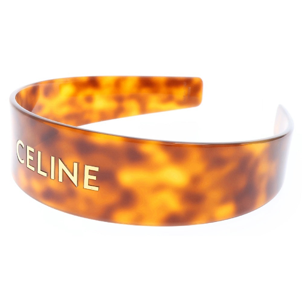 CELINE(セリーヌ) カチューシャ ブラウン べっ甲柄  ヘアアクセサリー レディース