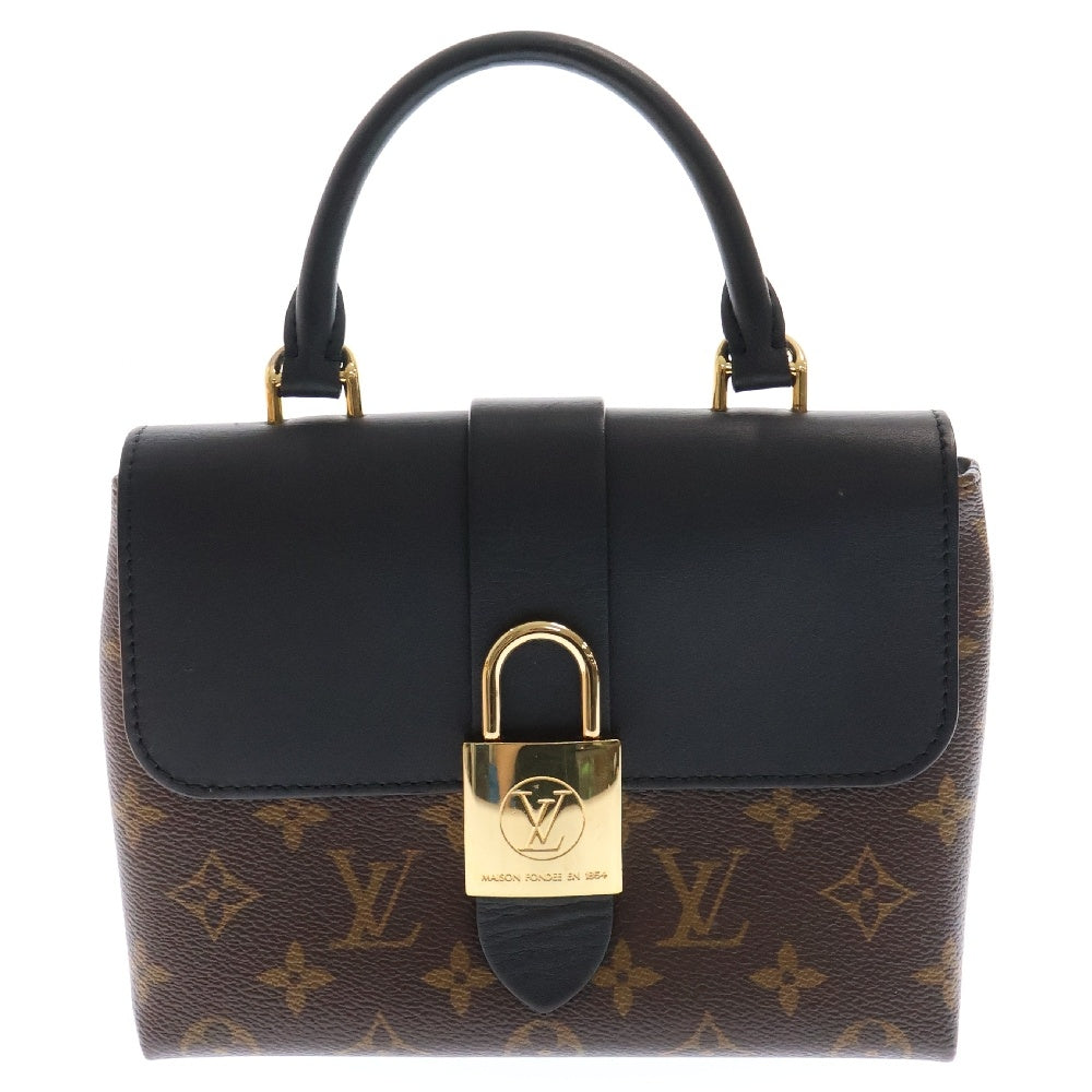 LOUIS VUITTON(ルイヴィトン) モノグラム ロッキーBB 2wayバッグ ハンドバッグ ショルダーバッグ ブラウン×ブラックPVCレザー M44141