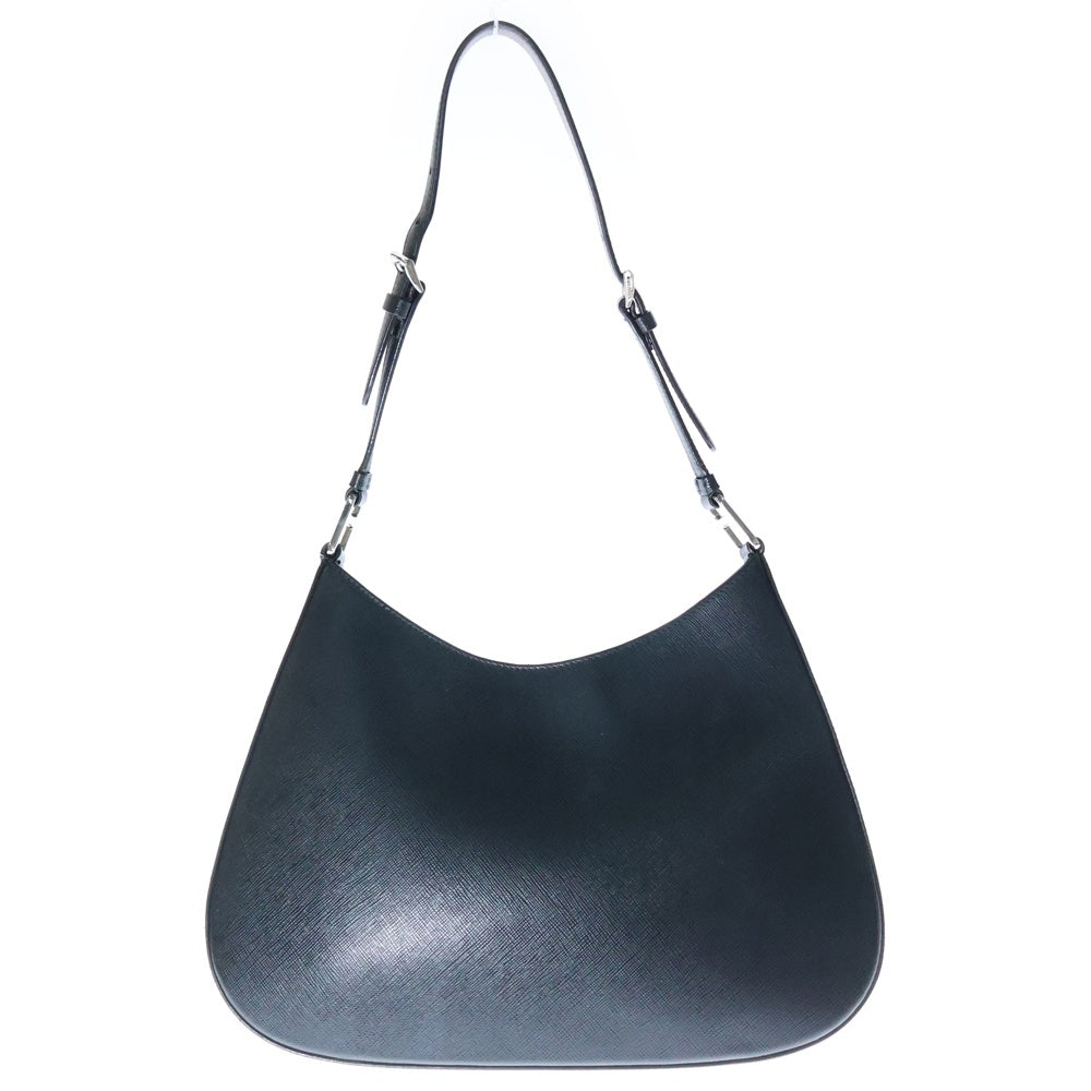 サフィアーノトライアングル ブラック PRADA プラダ ショルダーバッグ リナイロン サフィアーノ トライアングルロゴ