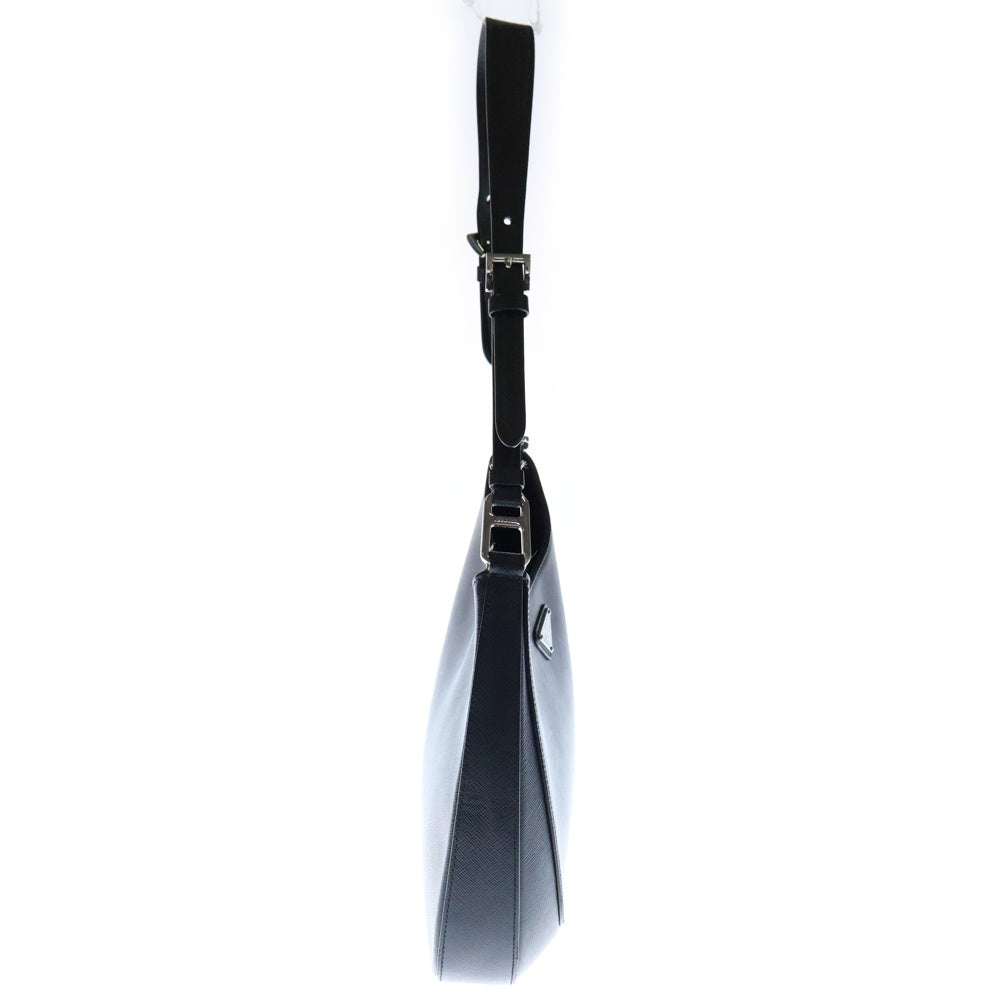 PRADA(プラダ) サフィアーノ ワンショルダーバッグ ブラック 1BC156 トライアングルロゴ