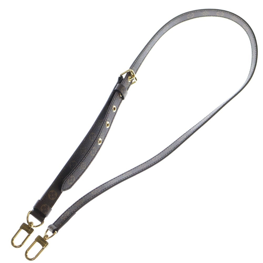 LOUIS VUITTON(ルイヴィトン) モノグラム ショルダーストラップ ブラウン ゴールド金具 PVC