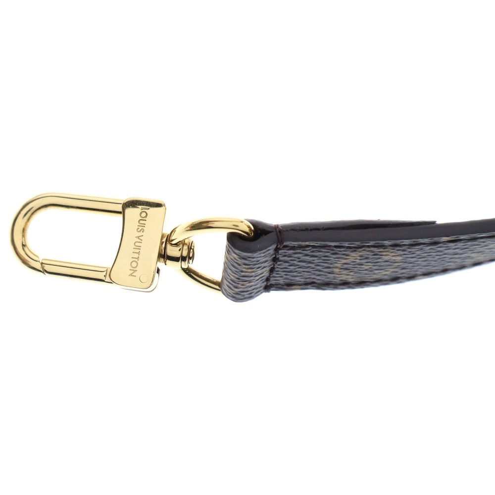 LOUIS VUITTON(ルイヴィトン) モノグラム ショルダーストラップ ブラウン ゴールド金具 PVC