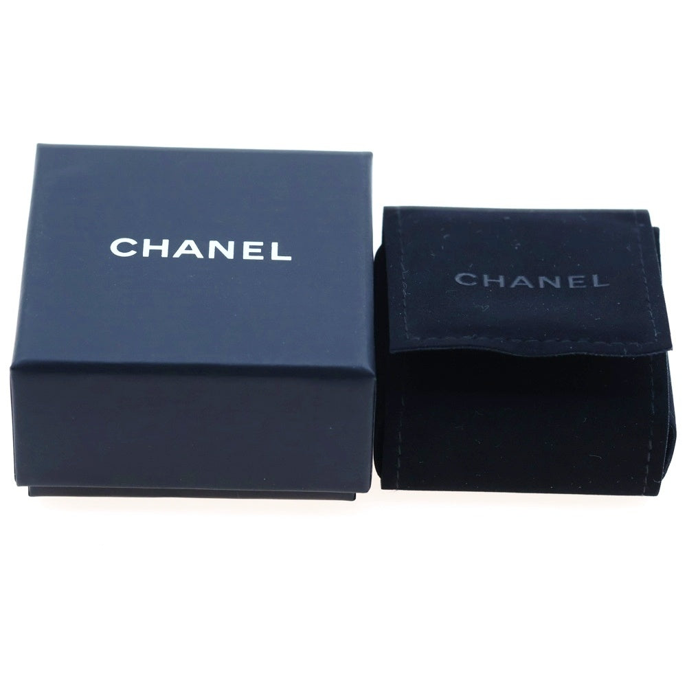 CHANEL(シャネル) ココマーク リボンモチーフ ピアス ストラス ラインストーン ゴールド×シルバー B24K