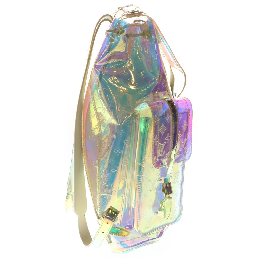 LOUIS VUITTON(ルイヴィトン) 19SS Christopher GM Prism M44766 モノグラム クリストファーGM プリズム バックアップ リュックサック クリア