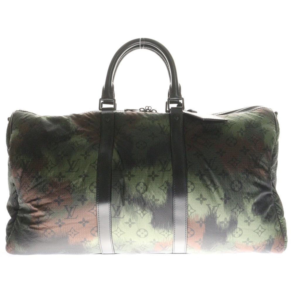 LOUIS VUITTON(ルイヴィトン) モノグラム キーポルバンドリエール50 カモフラージュ ナイロン ボストンバッグ カーキ M56416