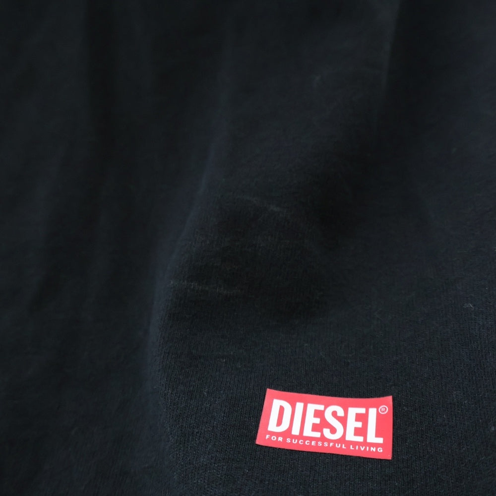 DIESEL(ディーゼル) T-JUST-L8 バックプリント半袖Tシャツ ブラック A11343
