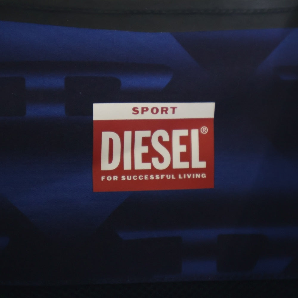 DIESEL(ディーゼル) Amwt-Vozley-Wt25 Rain Jacket ブルゾン グラフィック シェルジャケット ブルー