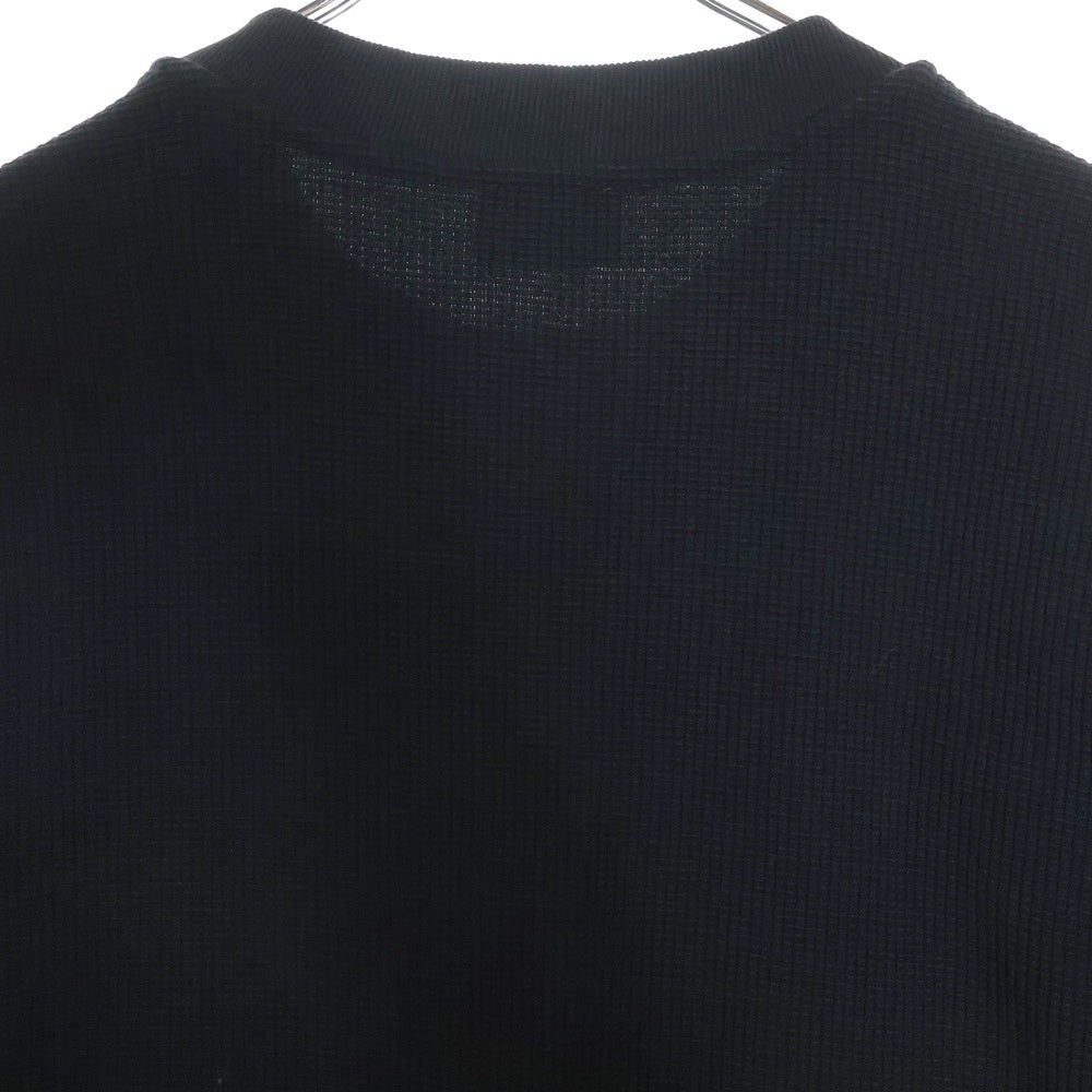 DIESEL(ディーゼル) ロゴ ワッフル半袖Tシャツ ブラック