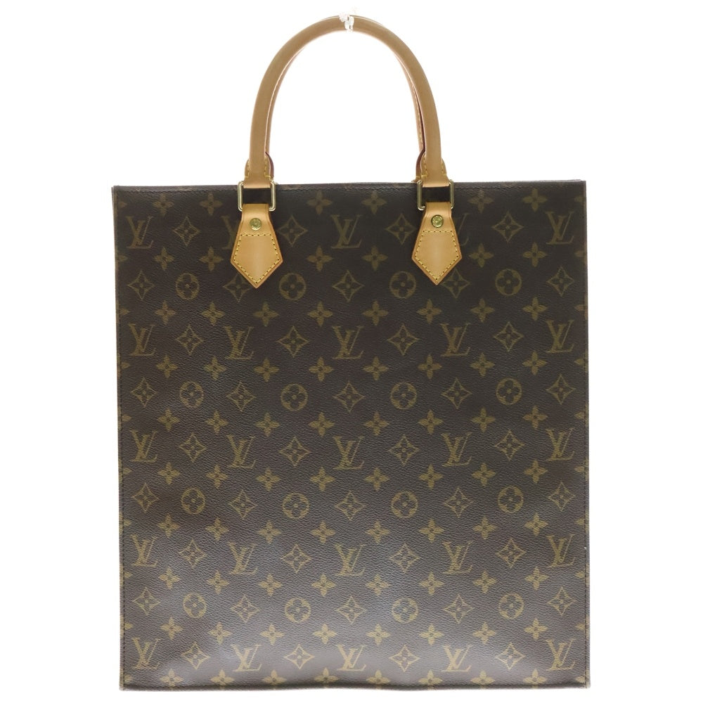 LOUIS VUITTON(ルイヴィトン) サックプラ モノグラム PVC レザー ハンド トートバッグ ブラウン M51140 MI0025