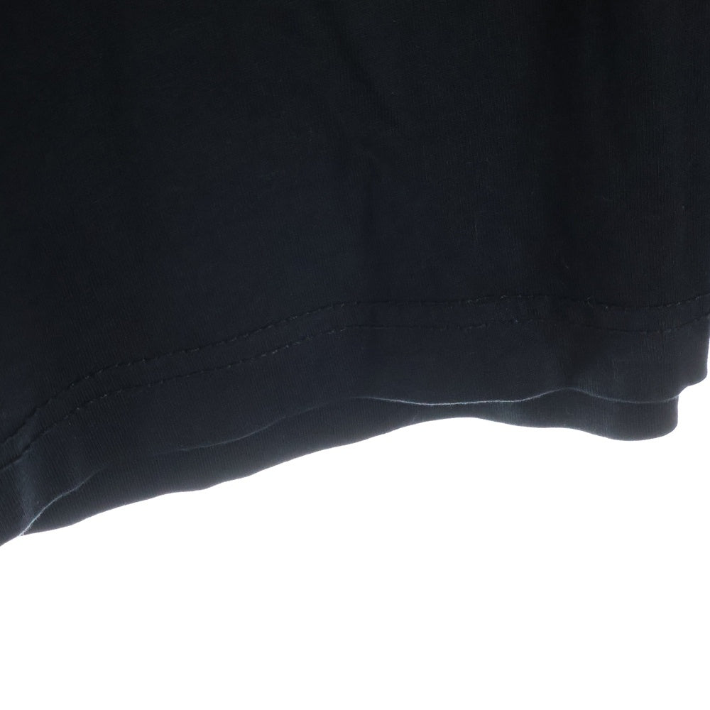 DIESEL(ディーゼル) アームデザイン Dロゴ 長袖Tシャツ ロンT ブラック A11370
