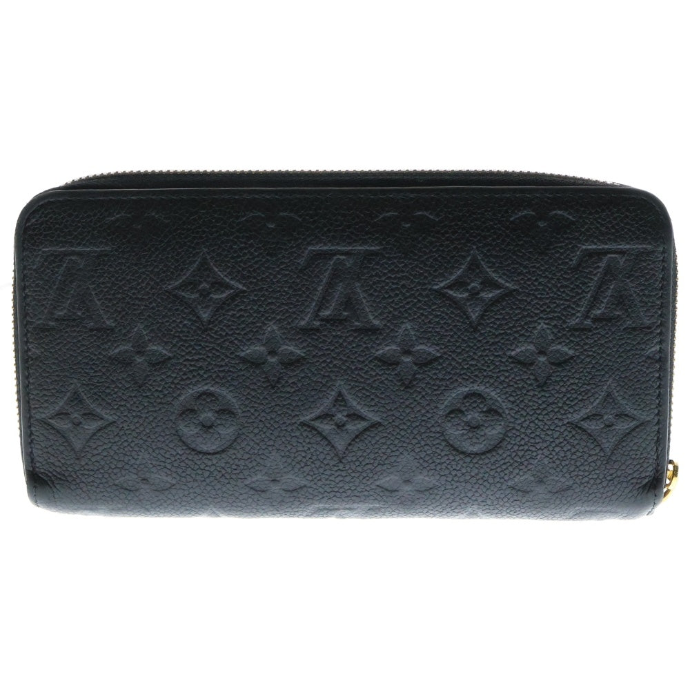 LOUIS VUITTON(ルイヴィトン) アンプラント ジッピーウォレット ロングウォレット カードケース 長財布 ブラック ゴールド金具 レザー M61864