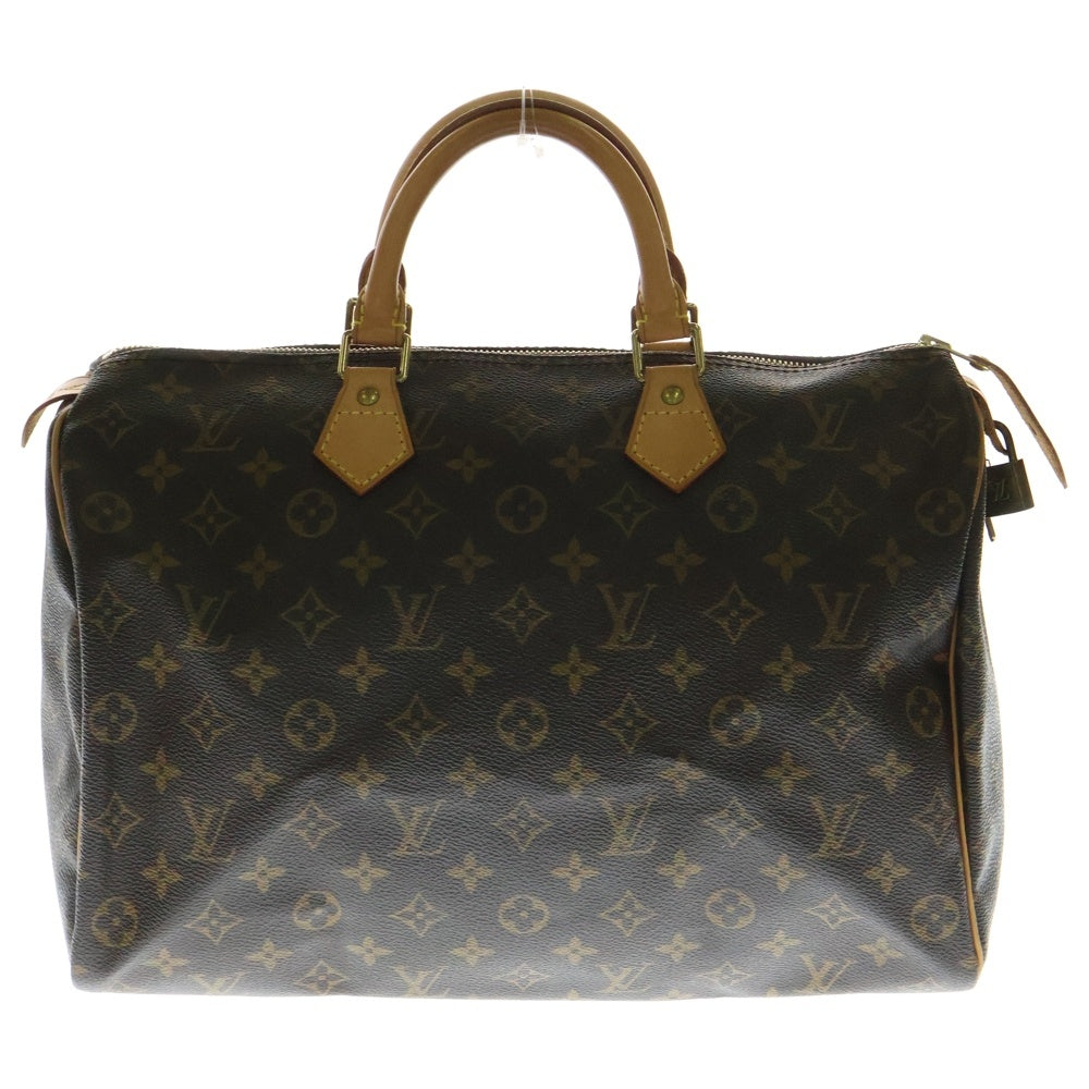 LOUIS VUITTON(ルイヴィトン) モノグラム スピーディ35 ブラウン PVC ハンドバッグ M41524