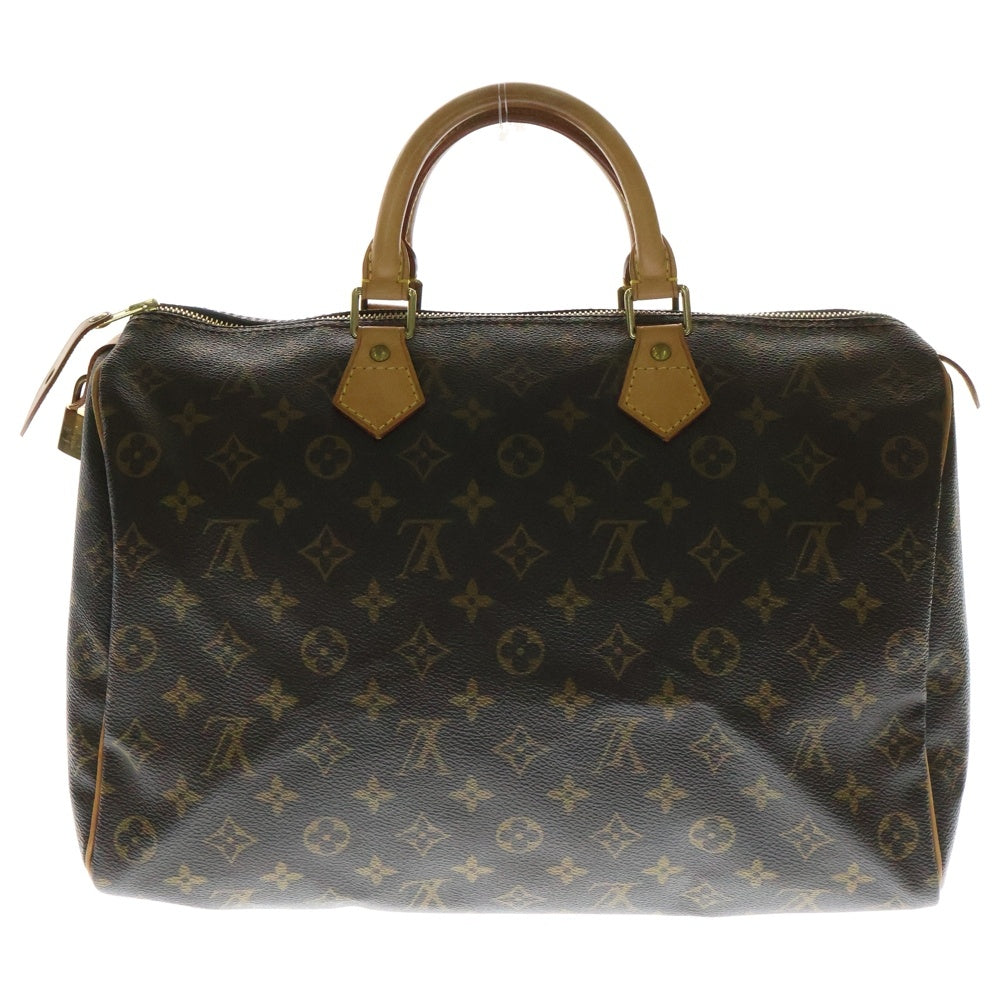 LOUIS VUITTON(ルイヴィトン) モノグラム スピーディ35 ブラウン PVC ハンドバッグ M41524