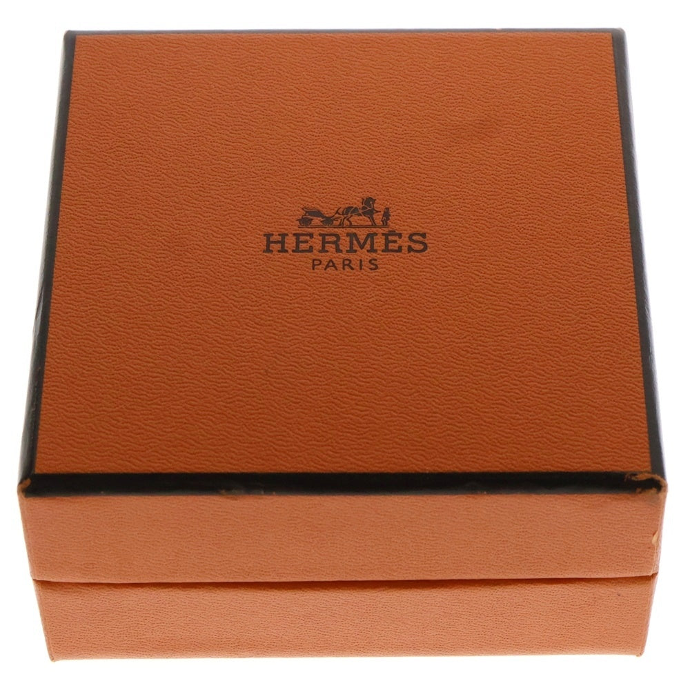 HERMES(エルメス) クリッククラックPM バングル ブレスレット シルバー×ホワイト メタル