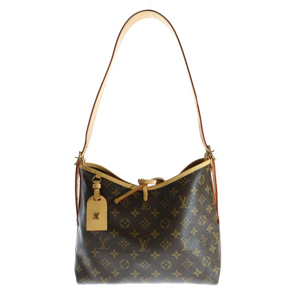 LOUIS VUITTON(ルイヴィトン) モノグラム キャリーオールNM MM ワンショルダーバッグ ハンドバッグ トートバッグ ブラウン ゴールド金具 M46197