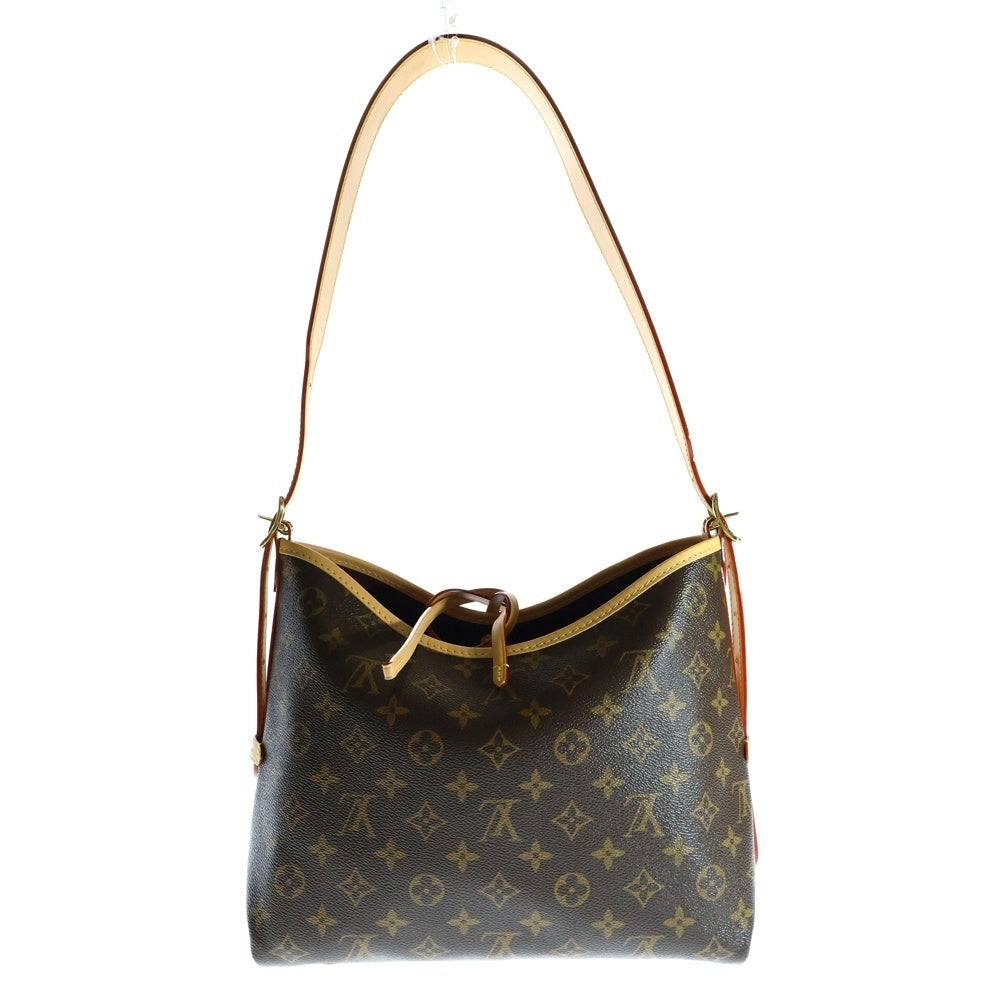 LOUIS VUITTON(ルイヴィトン) モノグラム キャリーオールNM MM ワンショルダーバッグ ハンドバッグ トートバッグ ブラウン ゴールド金具 M46197