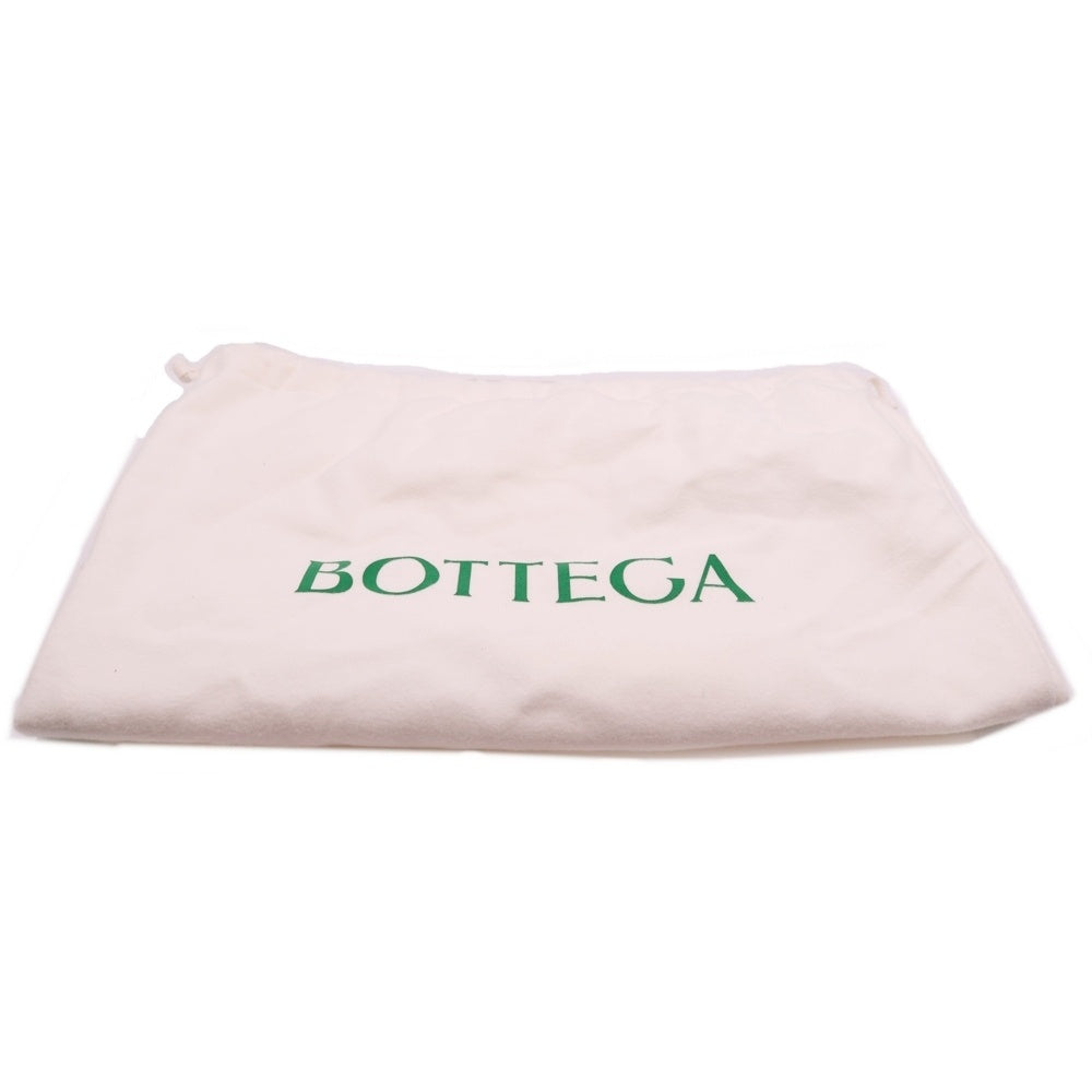 BOTTEGA VENETA(ボッテガヴェネタ) イントレチャート スモール フラットループ ショルダーバッグ ブラック レザー