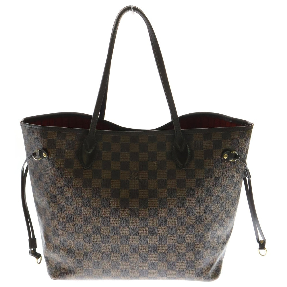 LOUIS VUITTON(ルイヴィトン) ダミエ ネヴァーフル トートバッグ ハンドバッグ ブラウン ゴールド金具 レザー×PVC N51105