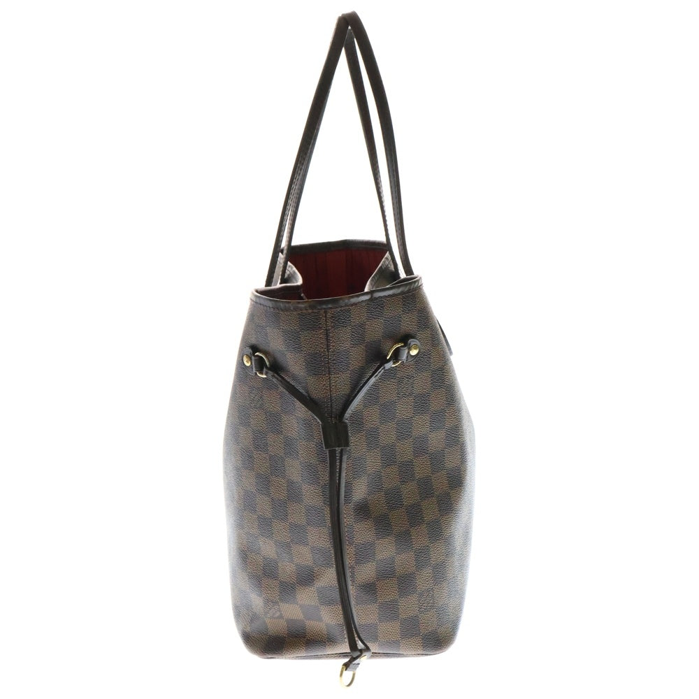LOUIS VUITTON(ルイヴィトン) ダミエ ネヴァーフル トートバッグ ハンドバッグ ブラウン ゴールド金具 レザー×PVC N51105