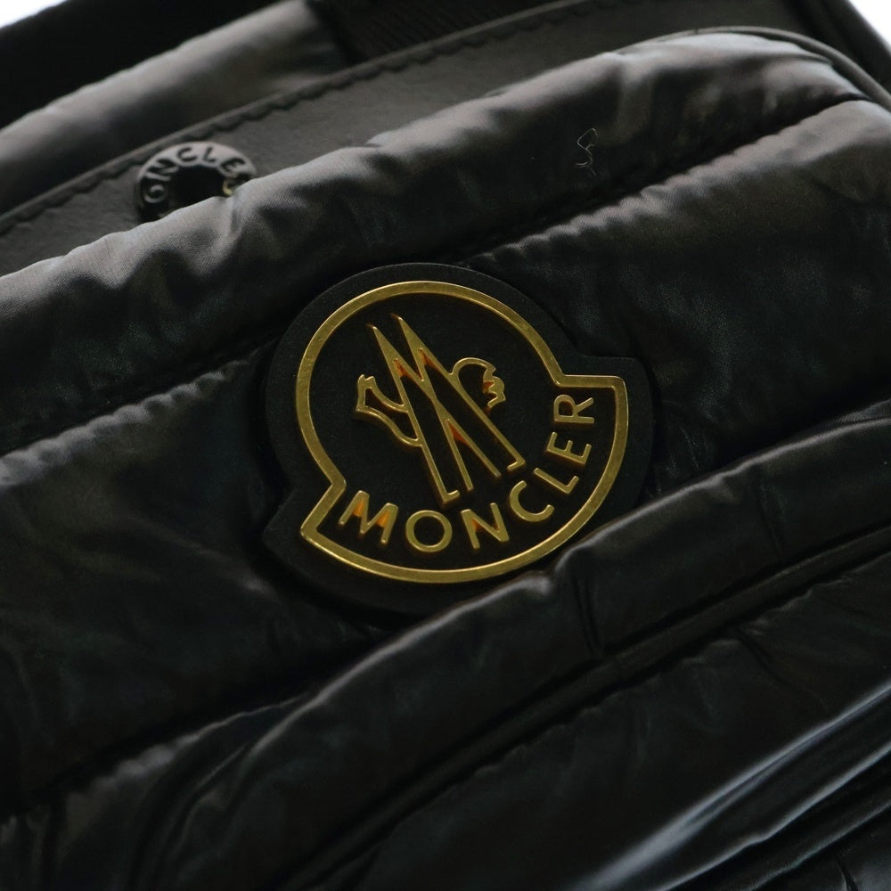 MONCLER(モンクレール) 2WAY ミニバッグ ハンドバッグ ショルダーバッグ ブラック ゴールド金具 ナイロン
