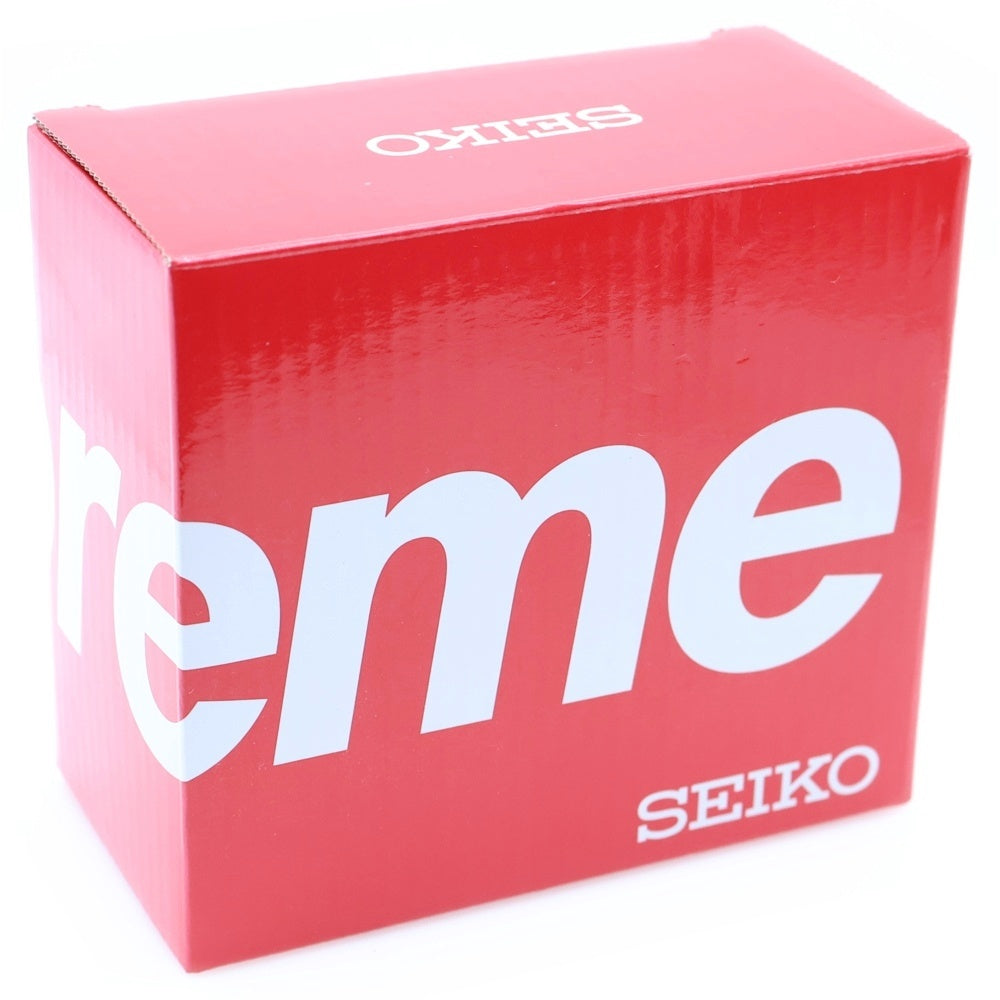SEIKO(セイコー) 21SS ×SUPREME Marathon Clock シュプリーム マラソン クロック アラーム 目覚まし 置き時計 レッド