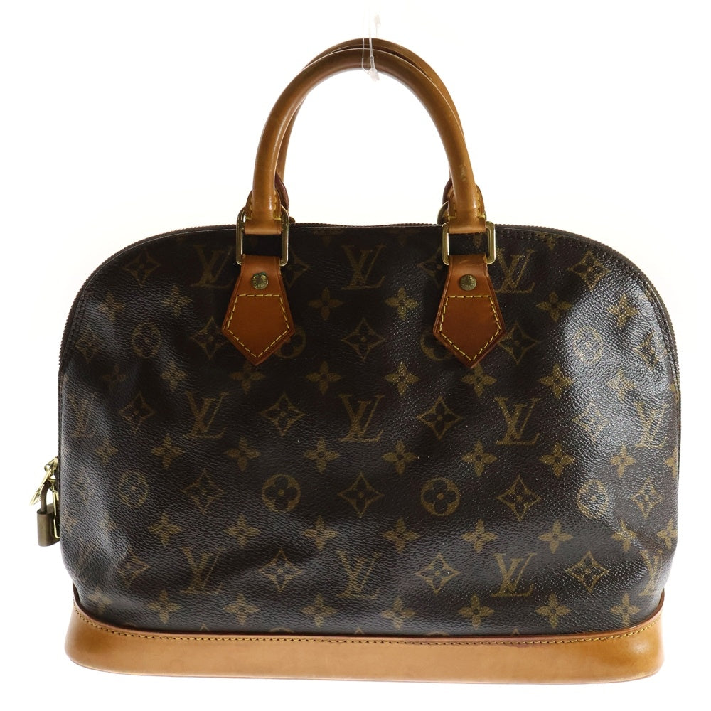 LOUIS VUITTON(ルイヴィトン) モノグラム アルマPM ハンドバッグ ブラウン ゴールド金具 レザー×PVC M40878