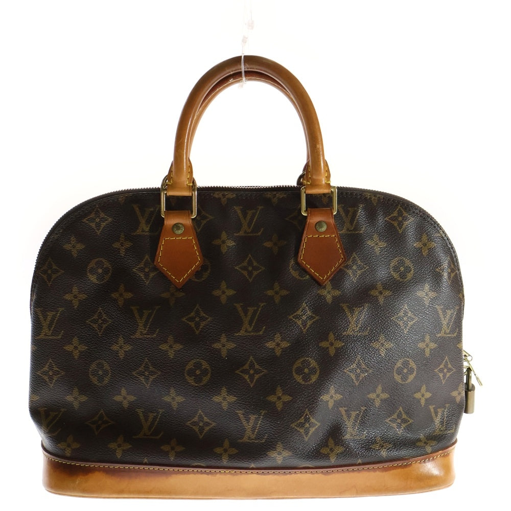 LOUIS VUITTON(ルイヴィトン) モノグラム アルマPM ハンドバッグ ブラウン ゴールド金具 レザー×PVC M40878