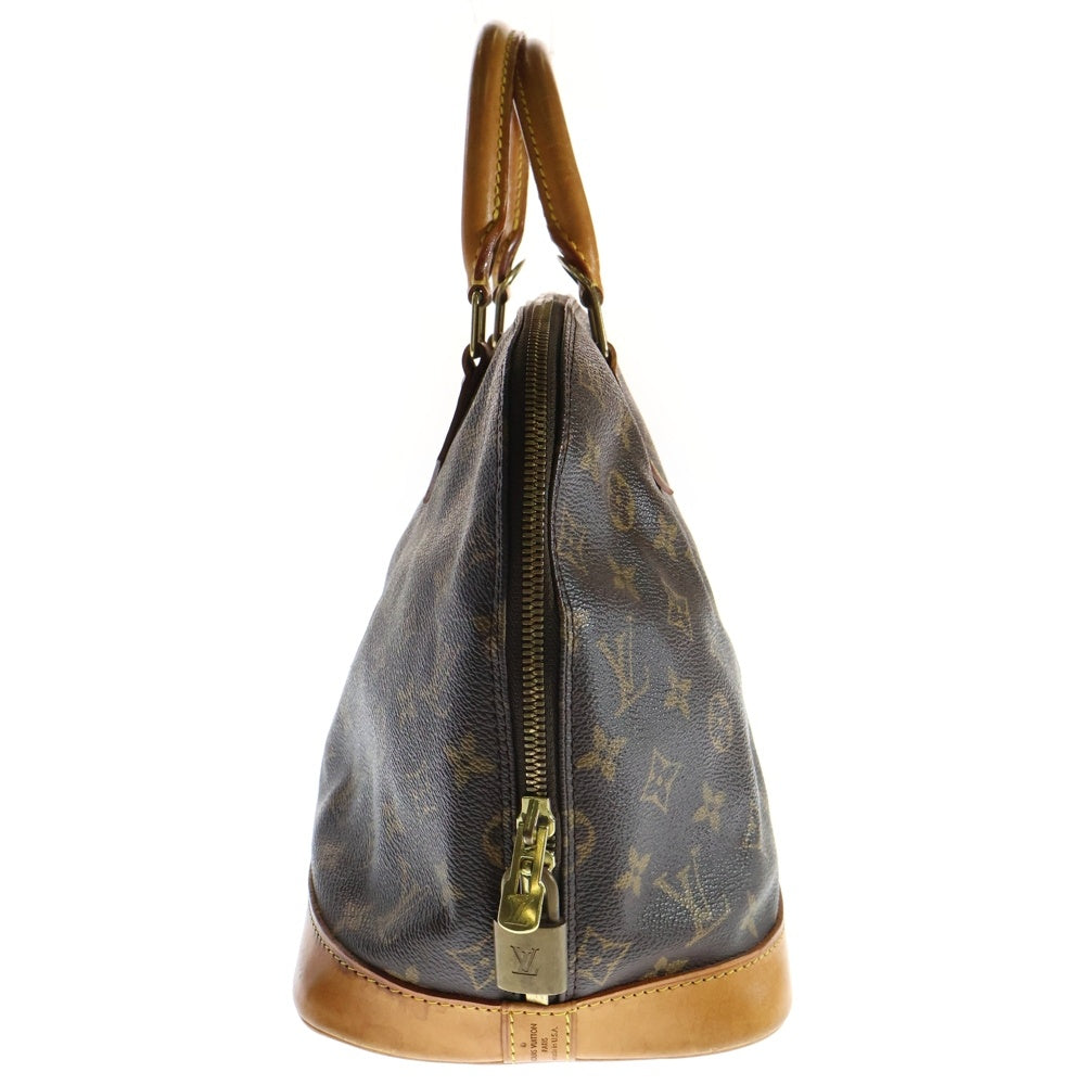 LOUIS VUITTON(ルイヴィトン) モノグラム アルマPM ハンドバッグ ブラウン ゴールド金具 レザー×PVC M40878