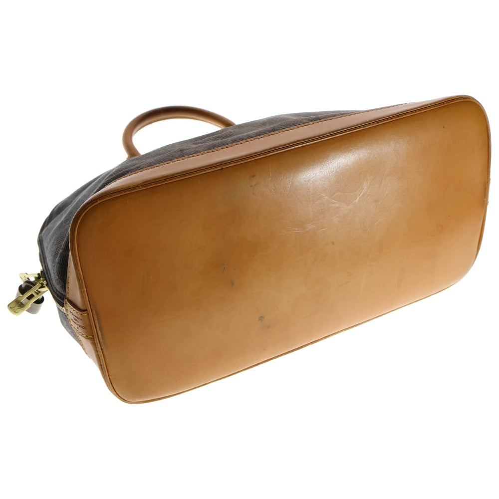 LOUIS VUITTON(ルイヴィトン) モノグラム アルマPM ハンドバッグ ブラウン ゴールド金具 レザー×PVC M40878