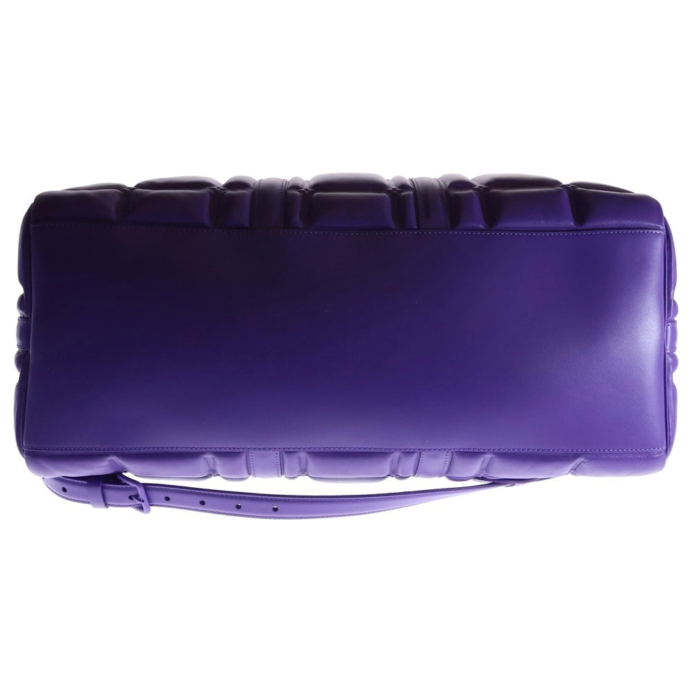 LOUIS VUITTON(ルイヴィトン) パフィダミエ キーポルバンドリエール50 2WAY レザーボストンバッグ ショルダーバッグ パープル M20922