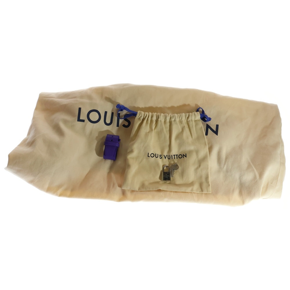 LOUIS VUITTON(ルイヴィトン) パフィダミエ キーポルバンドリエール50 2WAY レザーボストンバッグ ショルダーバッグ パープル M20922