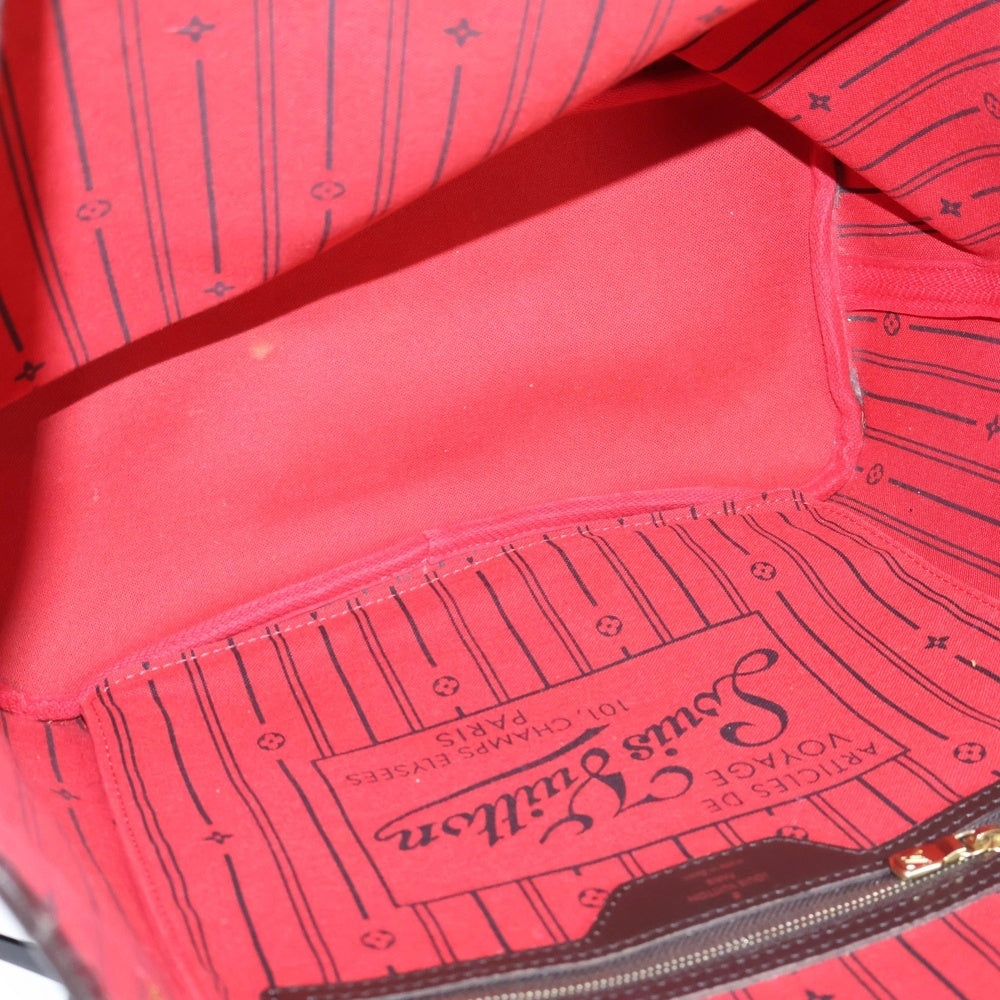 LOUIS VUITTON(ルイヴィトン) ダミエ ネヴァーフルMM トートバッグ ハンドバッグ ブラウン ゴールド金具 N41358