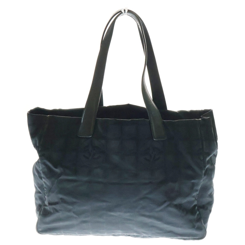 CHANEL(シャネル) ニュートラベルライン ココマーク ハンドバッグ ミニトートバッグ ブラック ナイロン