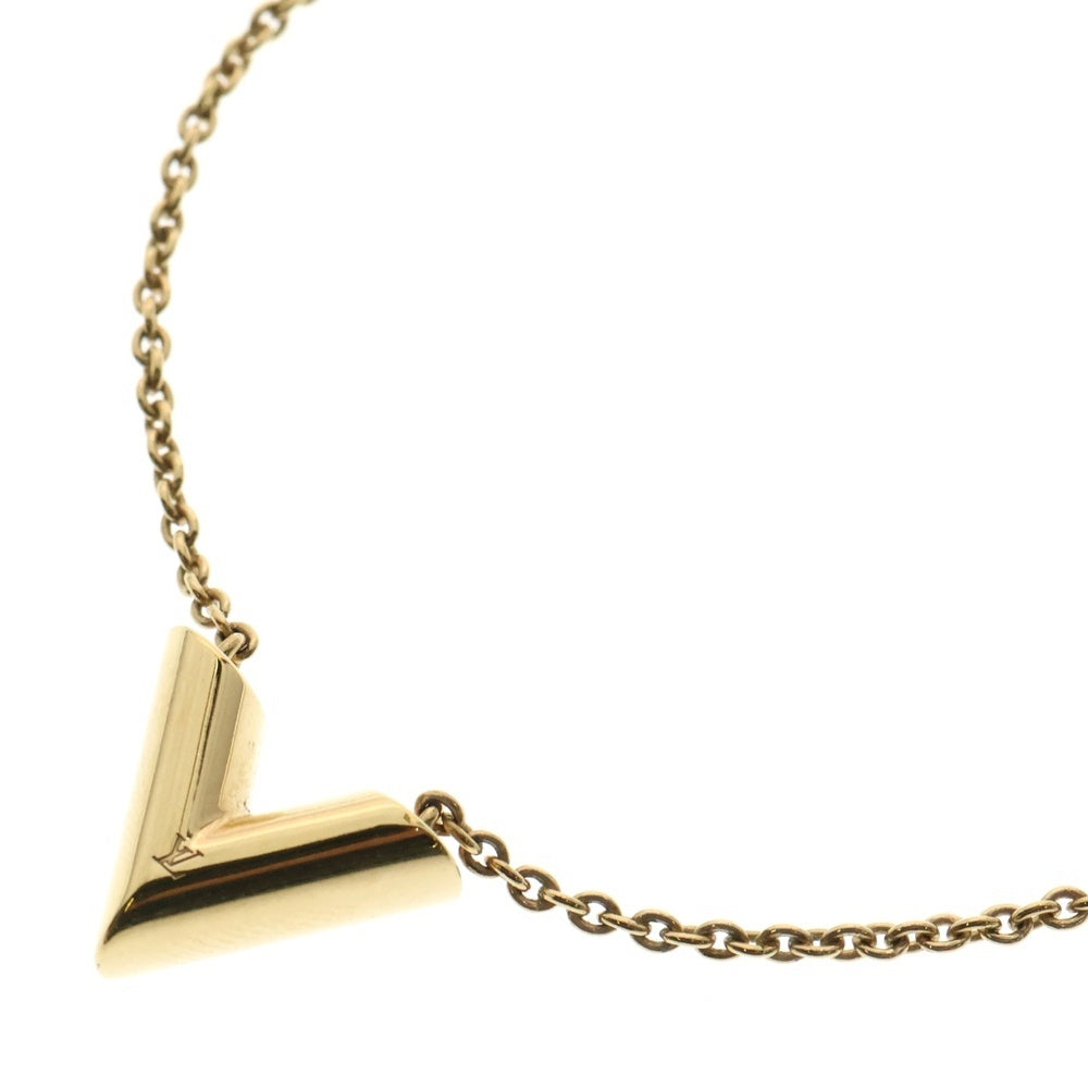 LOUIS VUITTON(ルイヴィトン) エセンシャルV ネックレス ペンダント ゴールド GP M00857