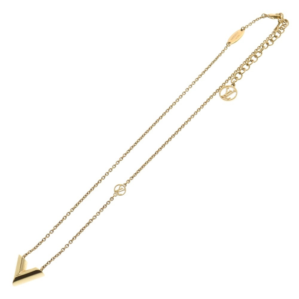 LOUIS VUITTON(ルイヴィトン) エセンシャルV ネックレス ペンダント ゴールド GP M00857