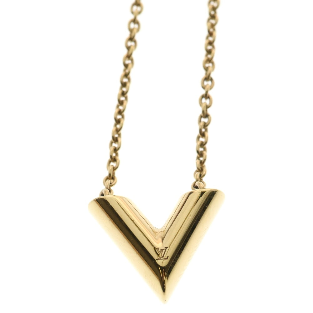 LOUIS VUITTON(ルイヴィトン) エセンシャルV ネックレス ペンダント ゴールド GP M00857