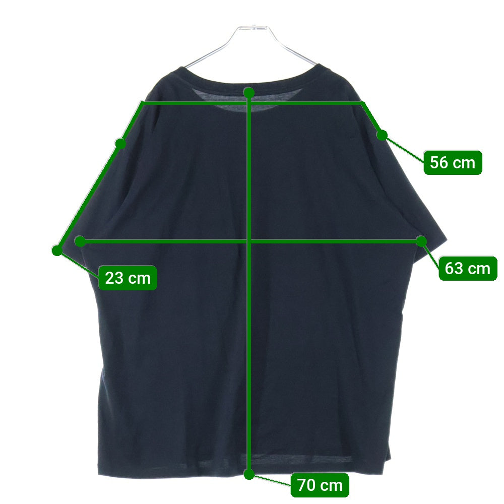 CELINE(セリーヌ) 22SS ロゴプリント ルーズ クルーネック 半袖Tシャツ カットソー ブラック 2X681671Q.38AW
